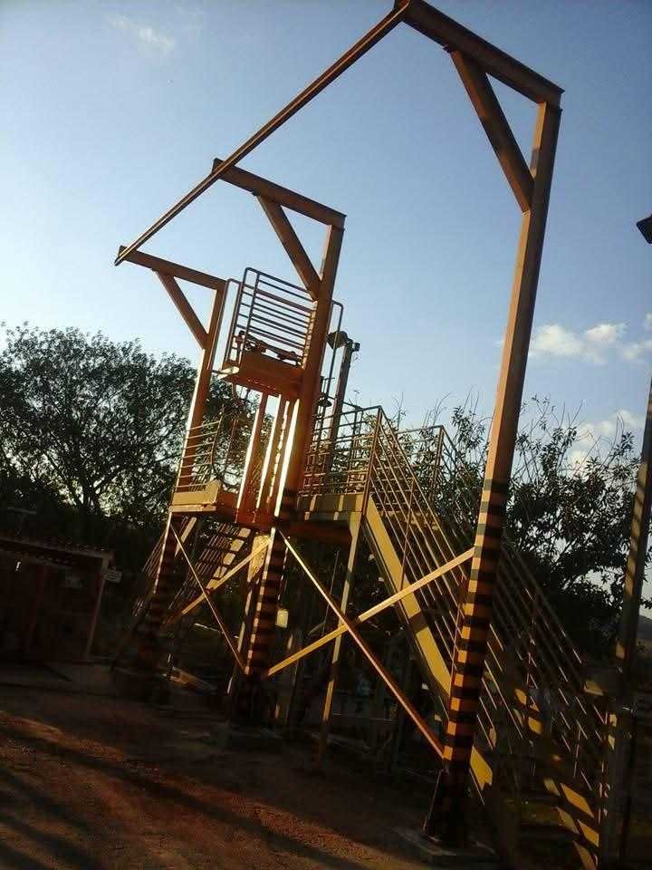 Pórtico para trabalhos em altura NR35